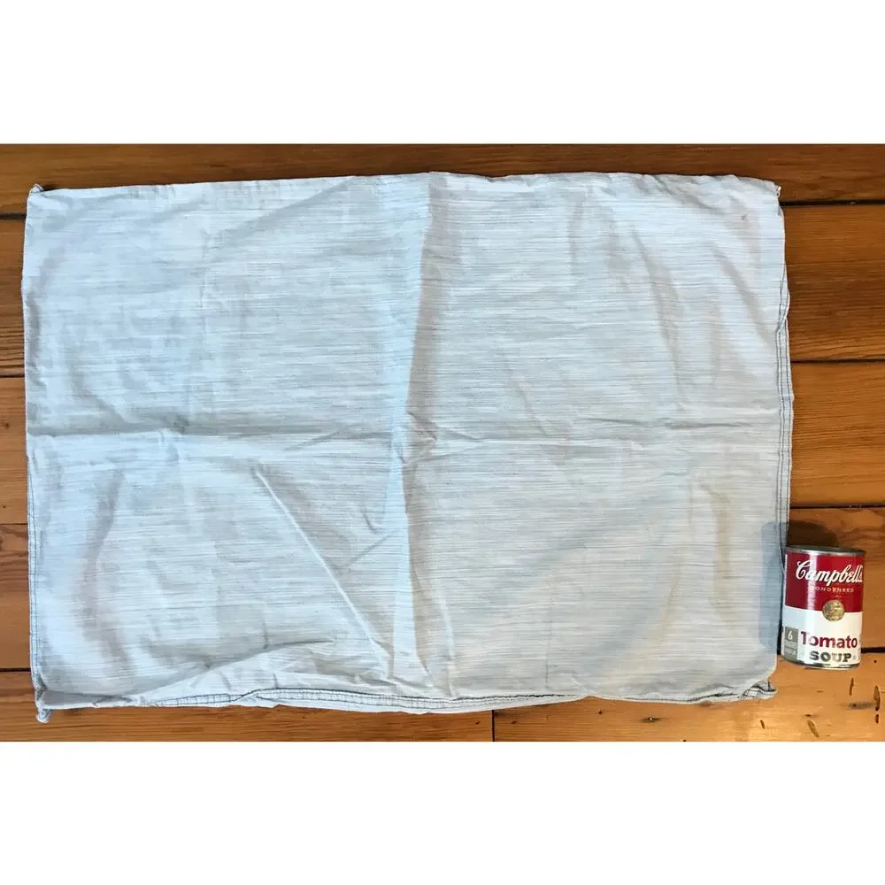 Set Lot 3 IKEA Skogsalm Gray Texture Stripe Pattern Cotton Standard Pillow Cases